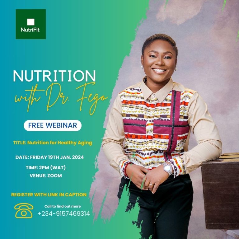 NUTRITION with Dr Fego - Home - NutriFit Nigeria